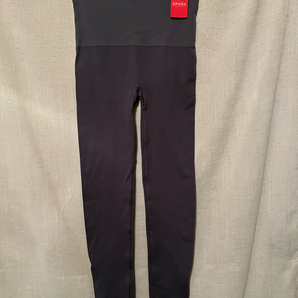 Spanx Gray Leggings Size XL